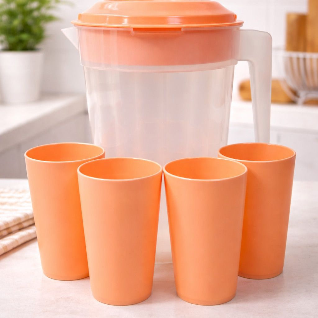Kit Jarra com 4 Copos – 5 Peças
