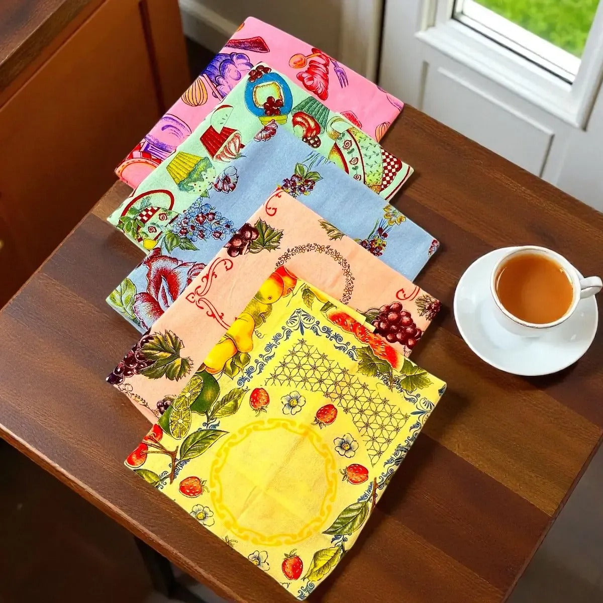 Toalha de Chá Estampada