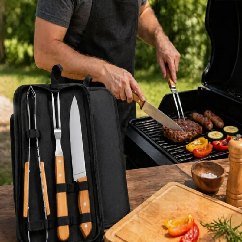 Kit para Churrasco Kansas – 3 Peças