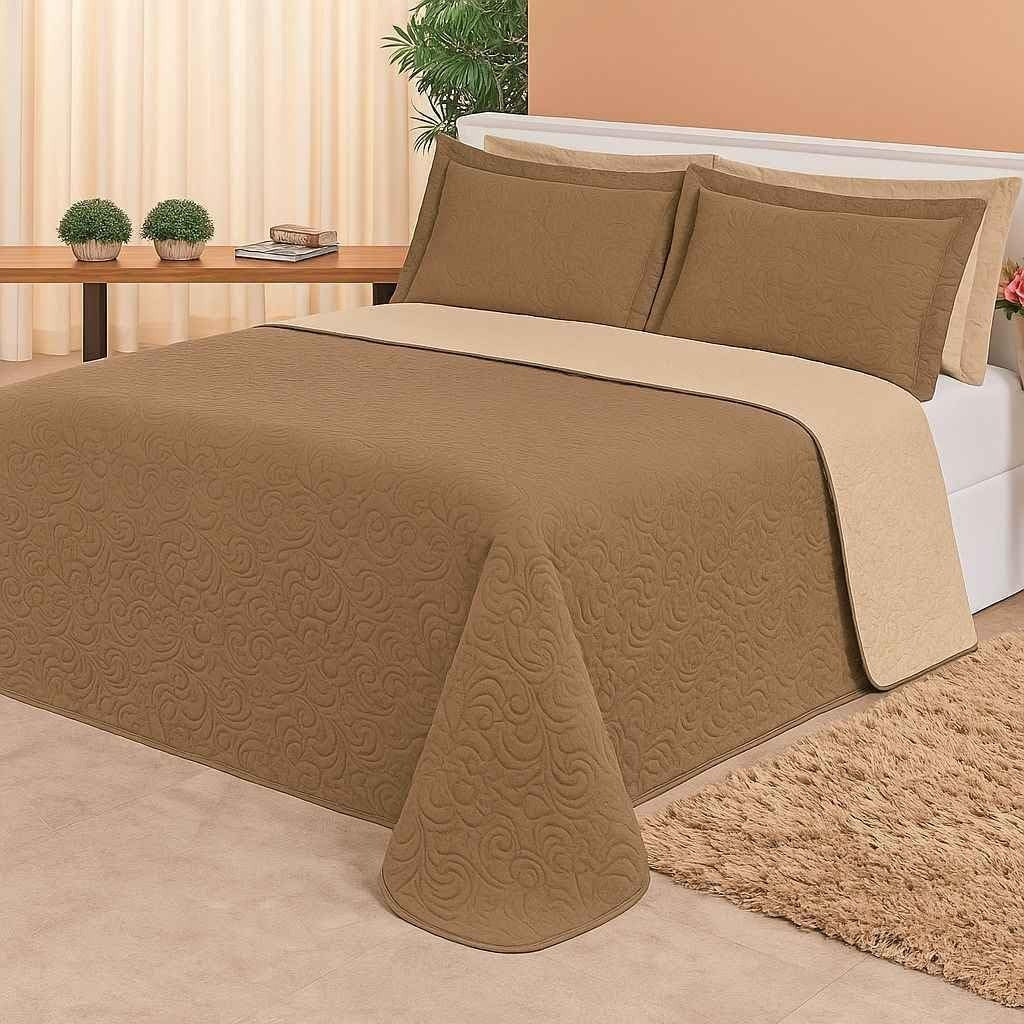 Cobre-Leito Patchwork Liso